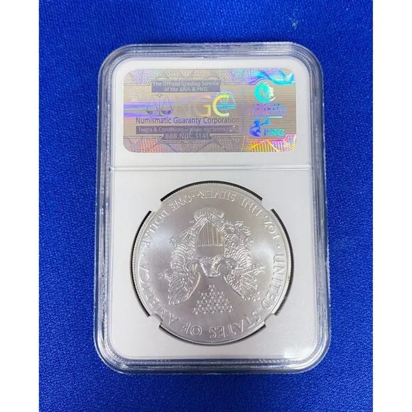 「訳あり」NGC MS70 2011 イーグル銀貨 EARLY RELEASES 2011 $1 American Silver Eagle MS70 NGC - 25th Anniversary